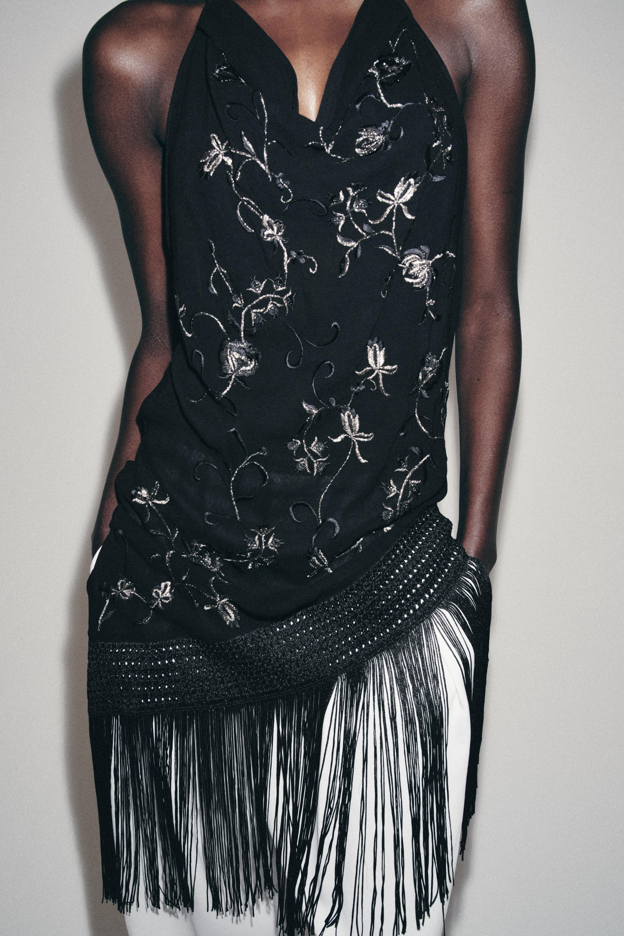 TOP BRODERIES FRANGES ZW COLLECTION